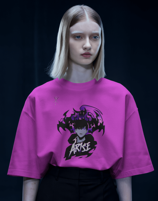 Sung Jinn Woo Solo Leveling Arise Premium Pink Colored T-Shirt™ ★★★★★